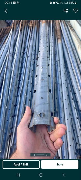 Spaleri zincati metalici