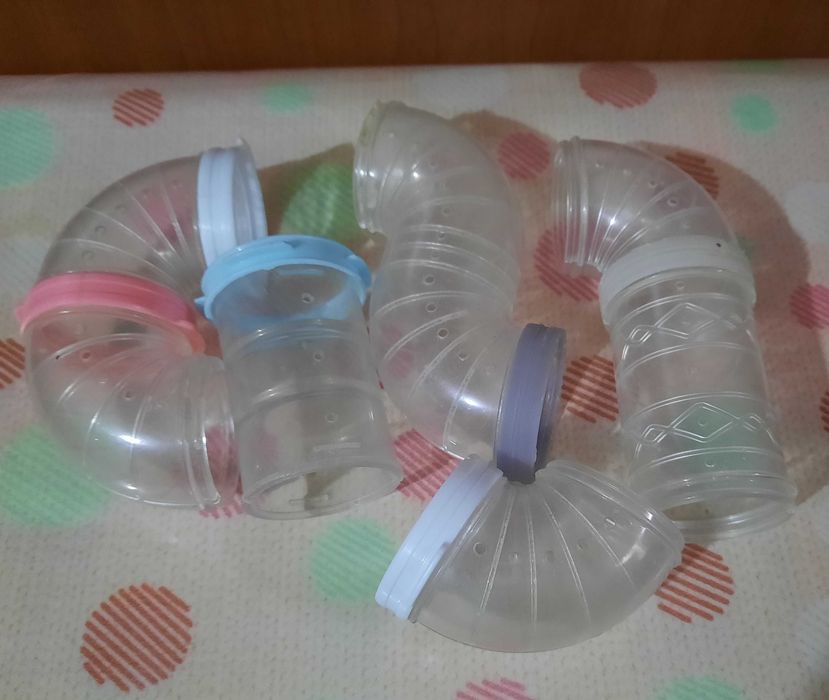 Трубы тунели для домика хомяков