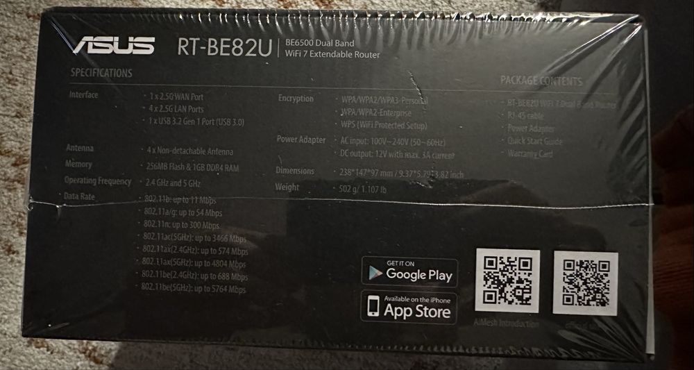 Router Asus Sigilat RT-BE82U!