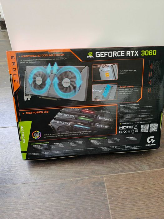 GIGABYTE GeForce RTX 3060 EAGLE OC 12G Rev 2.0