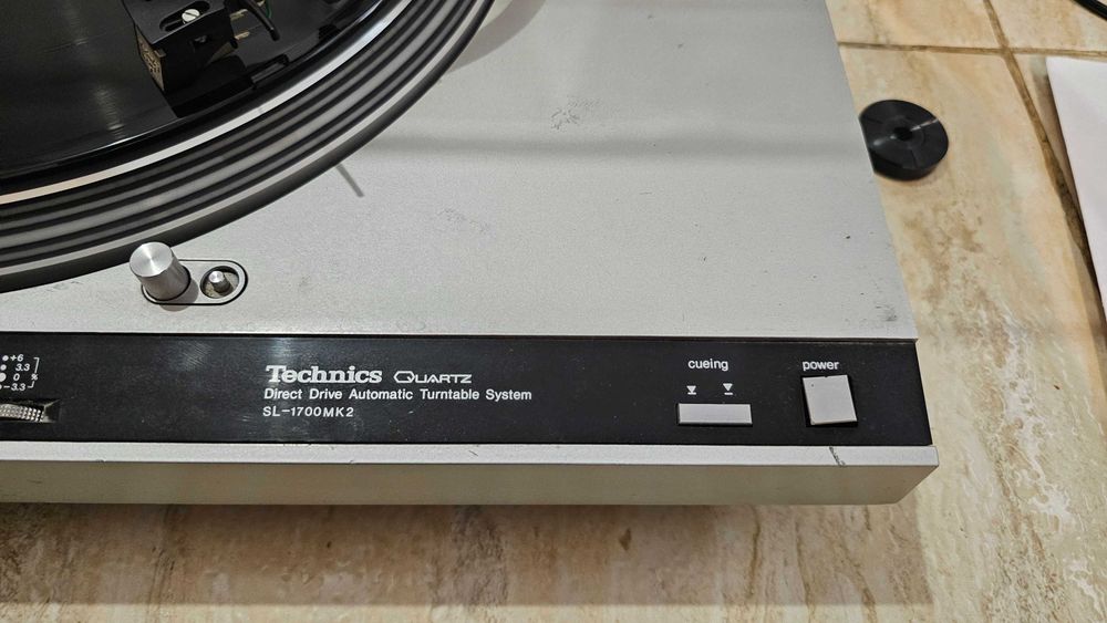 Pickup Technics SL-1700MK2 direct drive functional (cititi) test video