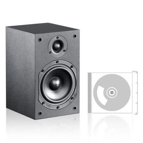 Boxe bookshelf (de raft) NOI HI-FI ultracompacte TEUFEL VT11 80w DIN , 50w RMS