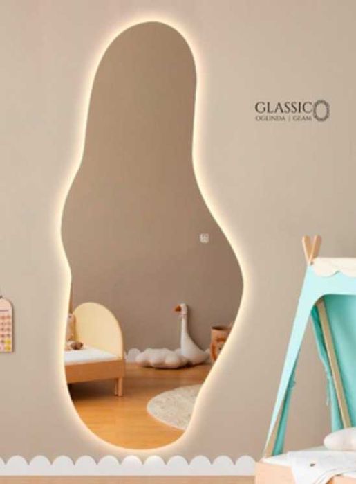 Oglinda LED - Pe Comanda - Oglinda Silver/Gold