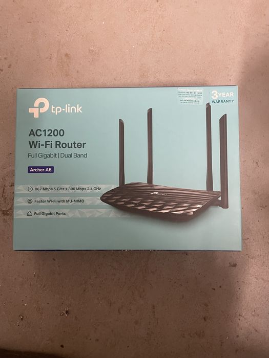 AC1200 Wi-Fi Router Full Gigabit | Dual Band Archer A6