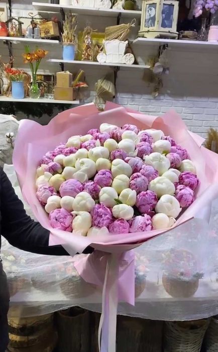 Хризантемы розы пионы сирень