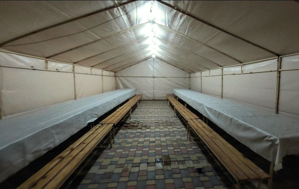 Аренда палатки, шатров, посуд, казан-ошак