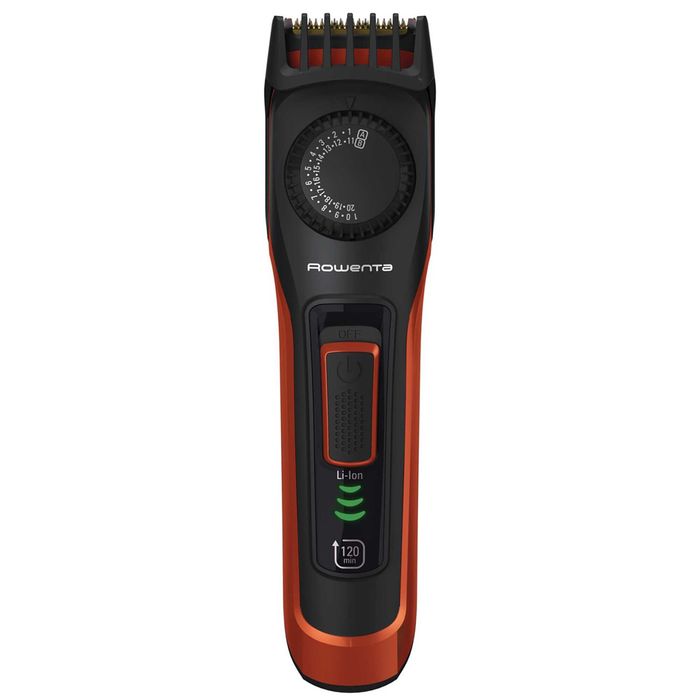 Aparat de tuns barba Rowenta Virtuo Style TN3800F4, 6500 rpm, autonomie 120 min, pieptene ajustabil, indicator LED baterie, tehnologie autoascutire
