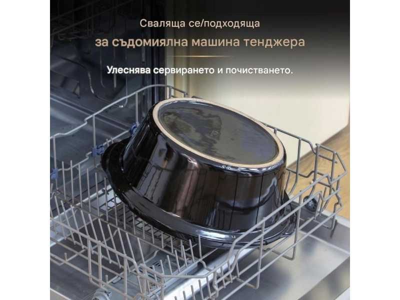 Уред за Бавно Готвене Tower T16043BLK - 300W, 6.5л, Черен