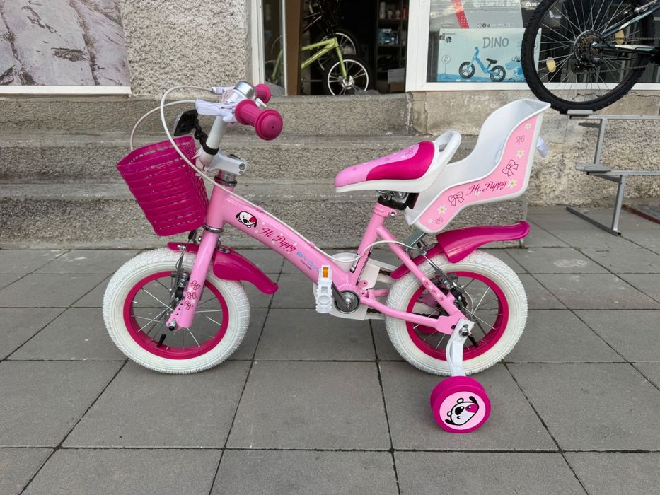 Детско колело с кошници BYOX PUPPY 12"   ! С гаранция !