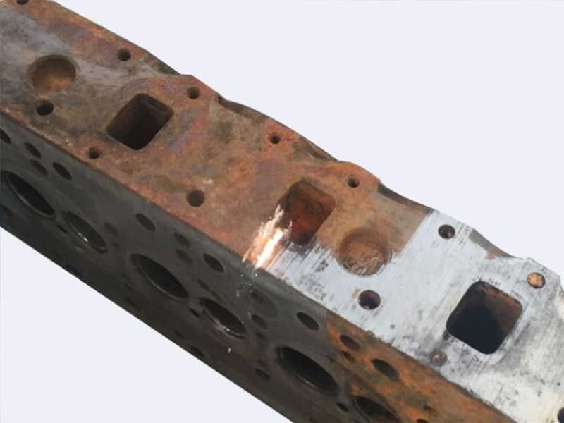 Лазерно почистване на метали и камък, премахване на ръжда