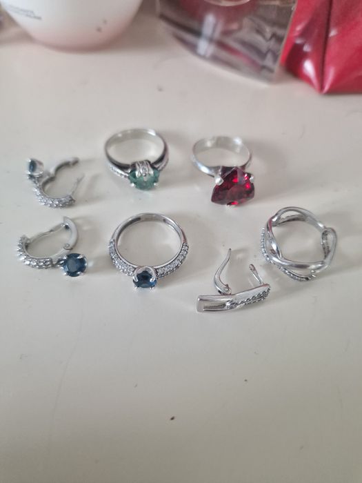 Серебро наборы, браслеты национальные