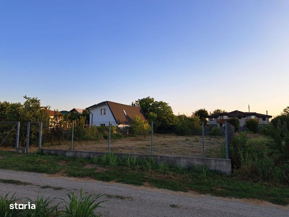 Vanzare teren intravilan imprejmuit 800mp Buftea
