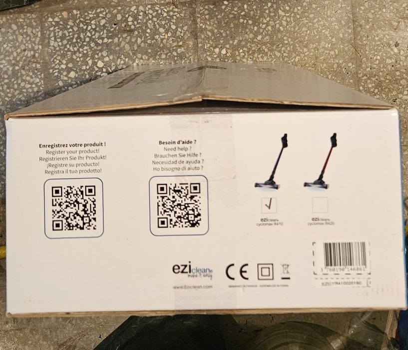 Продавам вертикална прахосмукачка Eziclean Cyclomax R410