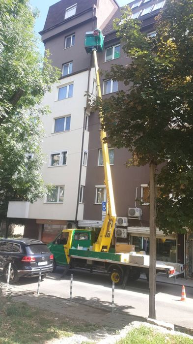 Вишки под наем,услуги с вишка. Рязане на опасни дървета с автовишка
