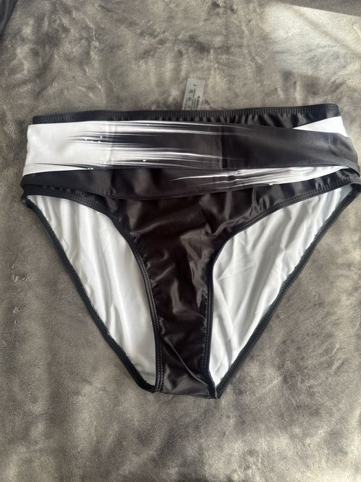 Купальник черно-белый