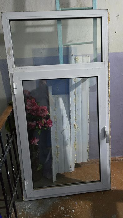 Окна алюминиевые б/у