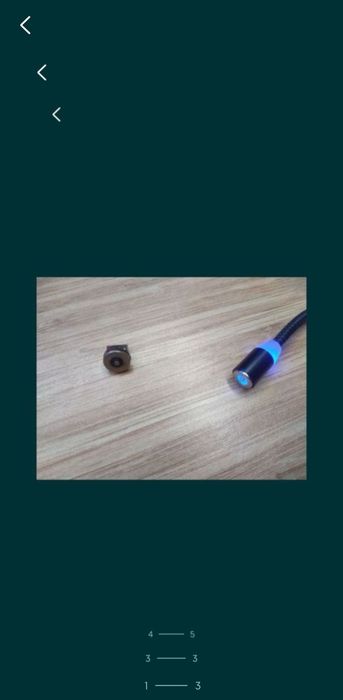 Cablu de incarcare magnetic cu lungimea de 1M