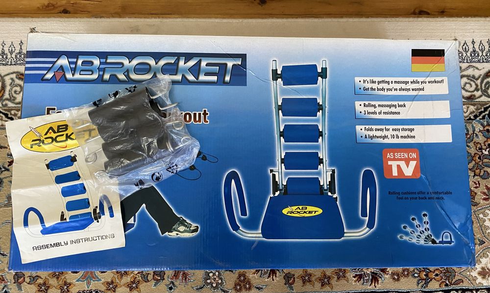 Тренажёр для пресса AB Rocket + эспандеры