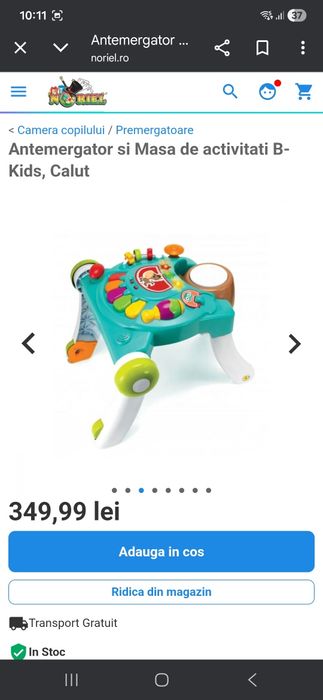 Antemergatorul - Masa de activitati de la B-Kids