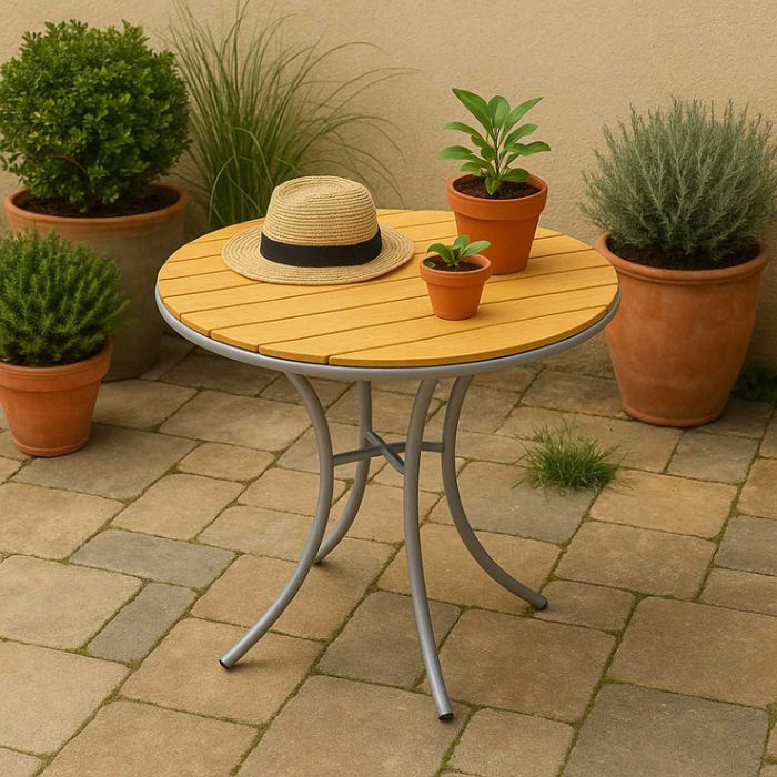 Маса Muhler Bistro Polywood, 70xH72см