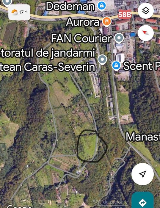 Vand Parcele Teren intre 500-800 mp in Resita in spate la Jandarmerie