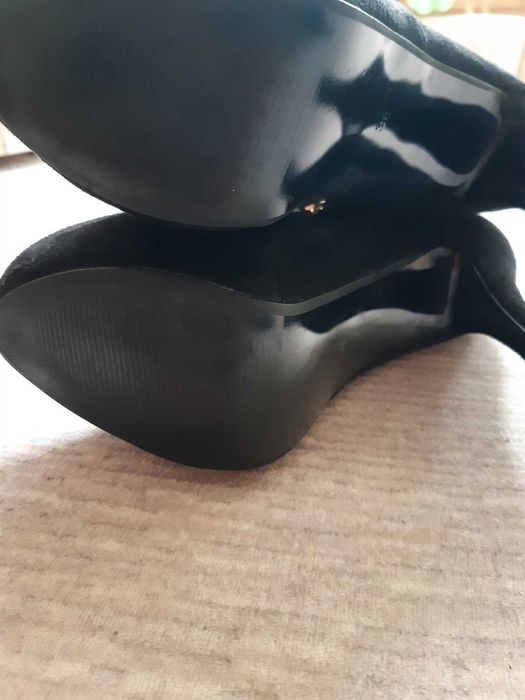 Ботуши велур с камъчета