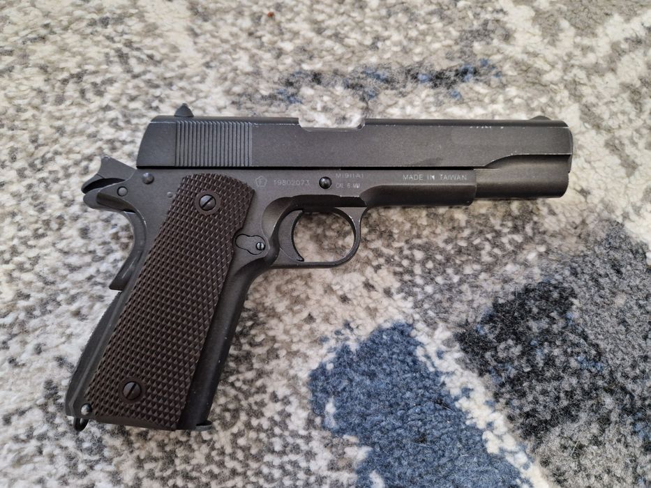 Pistol Colt 1911 Cybergun, airsoft, Co2, recul, blowback, full metal,