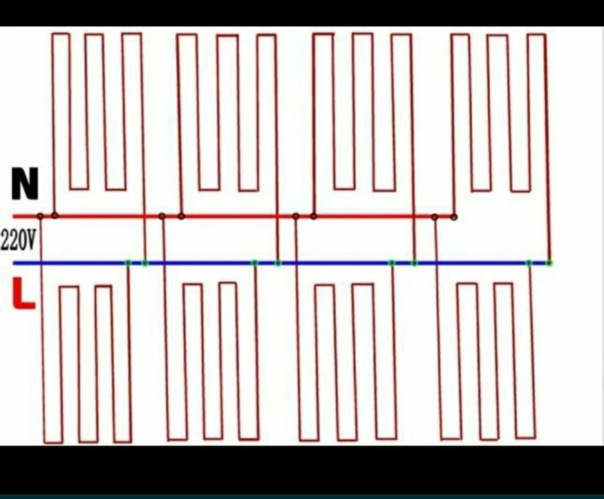 Греющий кабель 33ом