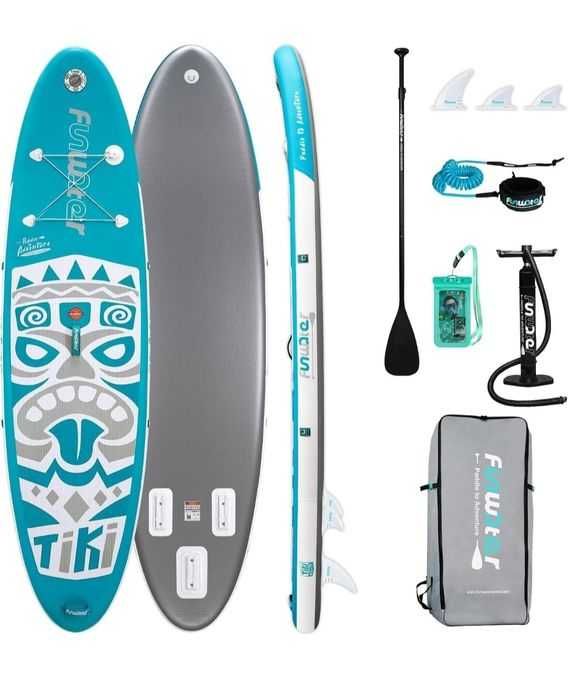 Надуваем падъл борд FunWater TIKI  10'6, SUP.