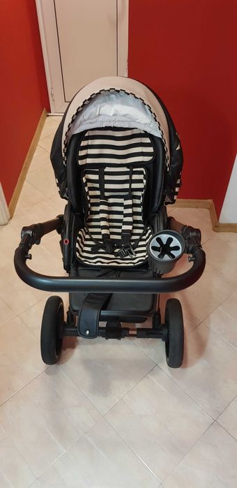 Бебешка количка 3 в 1 DaDa Paradiso Stars Gold