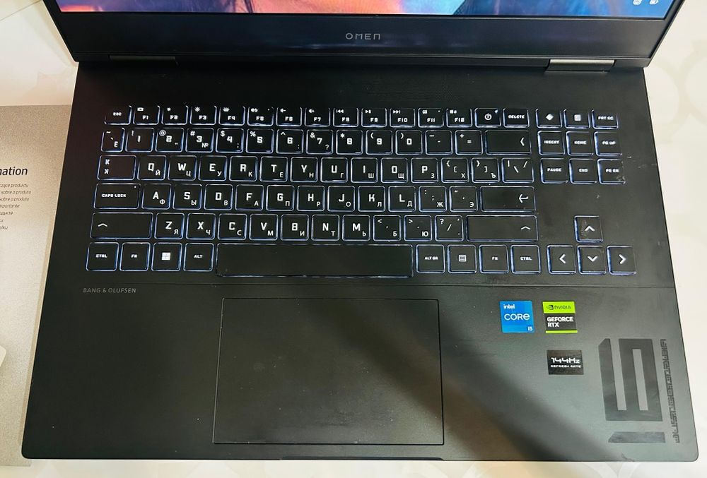 HP Omen 16 на RTX 4050 и i5-13420H