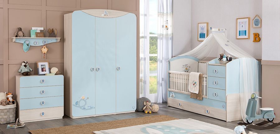 Пълен компл.бебешка/детска стая за момче Cilek Baby Boy 499€