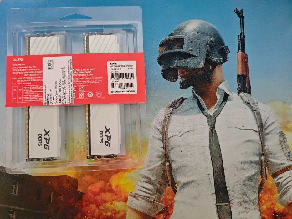 RAM памет XPG Lancer Blade RGB 32GB 2x16 DDR5 6000MHz CL30 БЯЛА