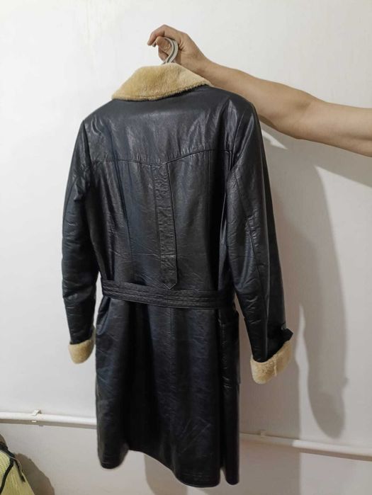 Френч кожаный на меху.