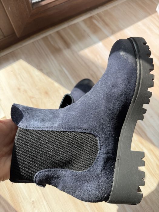 Ghete musette bleumarin