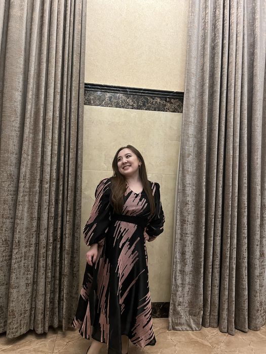 Вечерное длинное платье