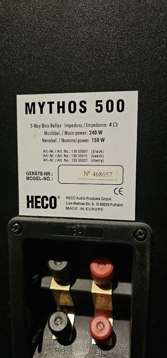 Boxe turn coloane de podea Heco Mythos 500 muzica putere calitate
