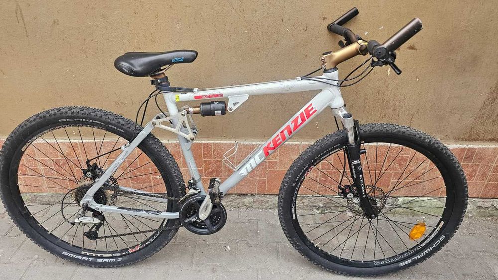 Bicicleta Full-Suspenion cu disc si frane hidraulice 26-29" Inch