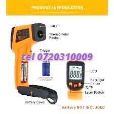 Aparat Verificare Temperatura Gm320 Infrarosu Electronic Laser -50 / +350 Grade Pentru Masurarea Temperaturii Fara Contact In Domeniul Indicat