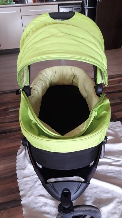 ABC Design Бебешка количка Cobra Black Lime