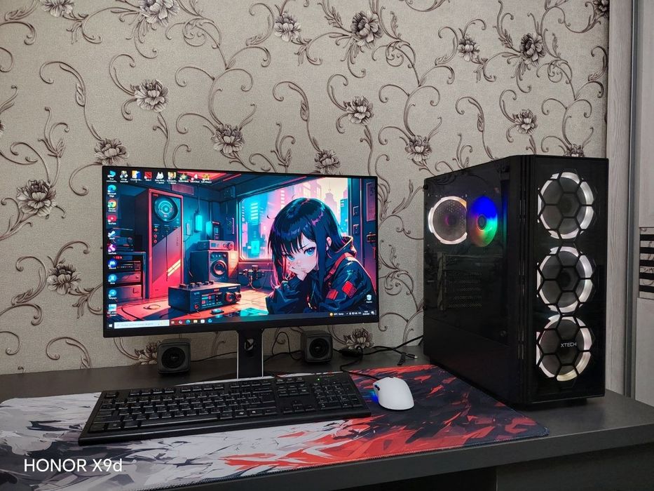 Игровой ПК + монитор | i3-10100f | rx 550 4gb