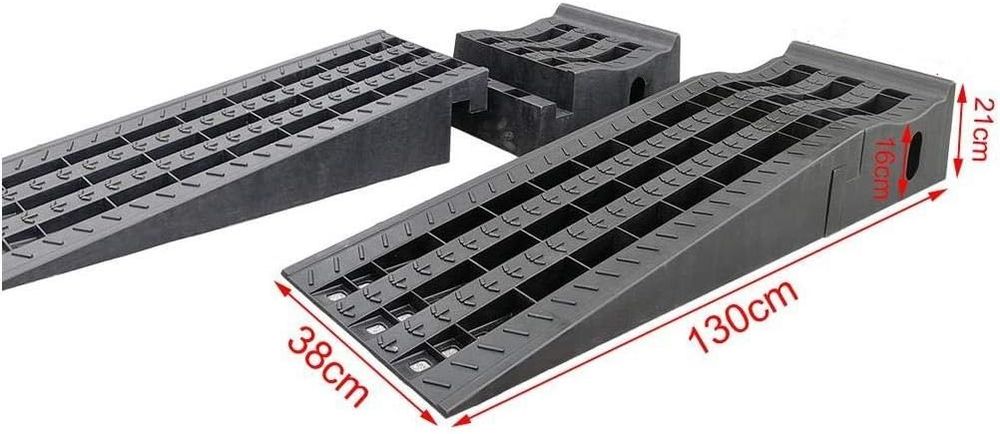 Разглобяема автомобилна рампа 3 тона, пластмаса 130x 38x 21 см