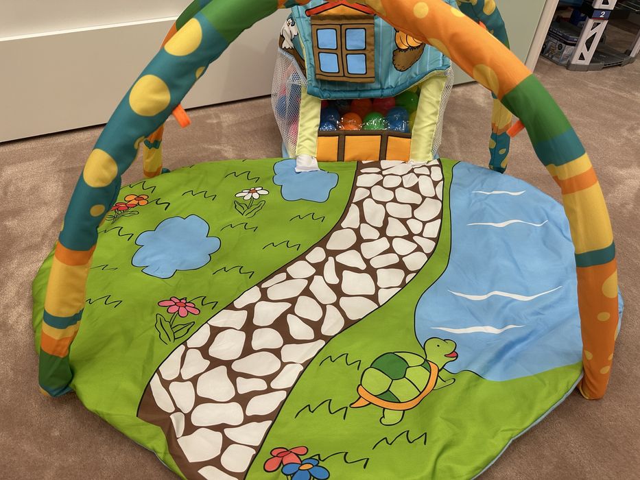 Бебешка Активна гимнастика Cangaroo- Happy Farm, зелена