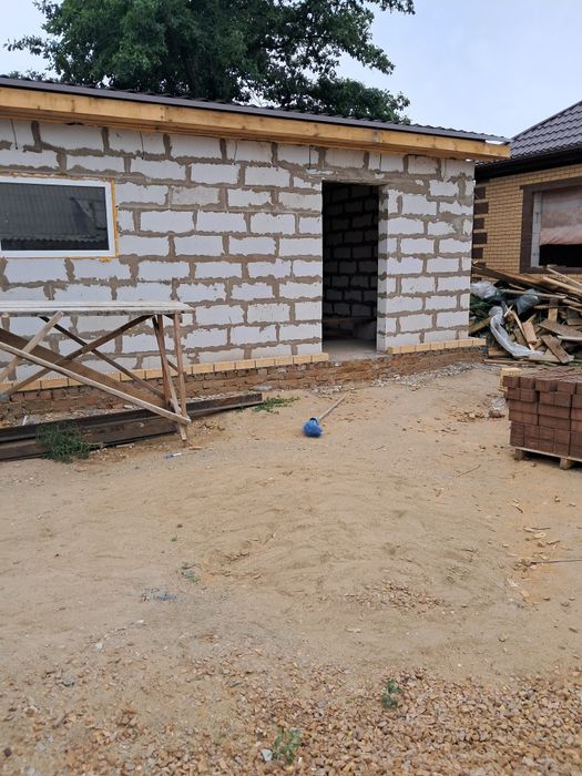 Кладка облицовка перегародки