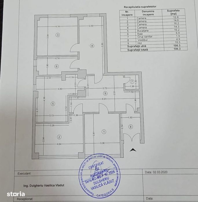 Apartament 4 camere superb se poatea face spatiu comercial Metalurgiei