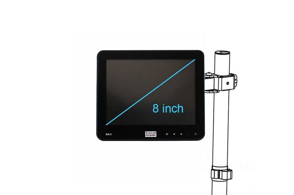 • 8" клиентски дисплей за магазин Wincor Nixdorf BA90/12V/без стойка