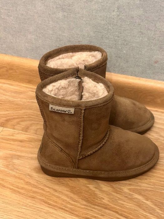 Замшевые угги bearpaw