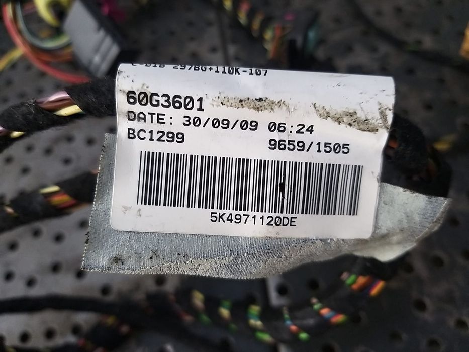 Cablaj instalatie electrica usa stanga fata vw golf 6 5k 5k4971120de