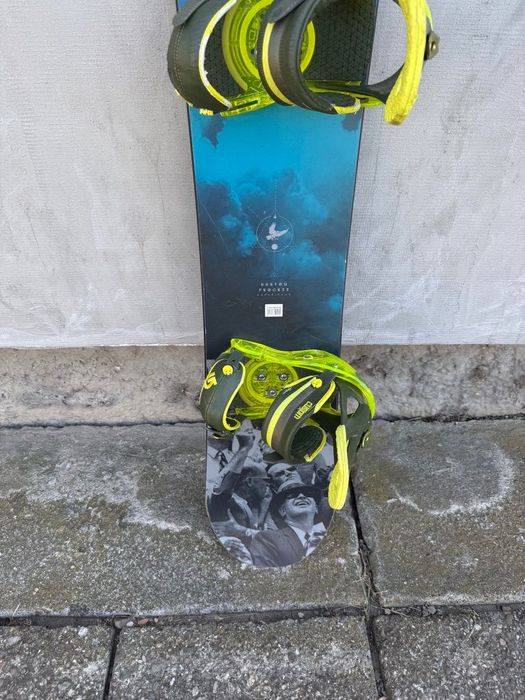 Placa snowboard Burton Process Experience 159cm cu legături Burton Custom