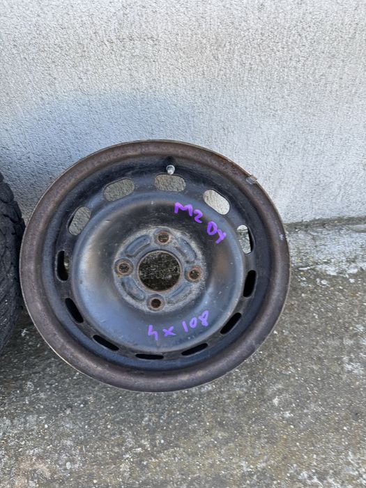 Set 4 jante tabla otel R14 4X108 Mazda 2 DY 2003-2007